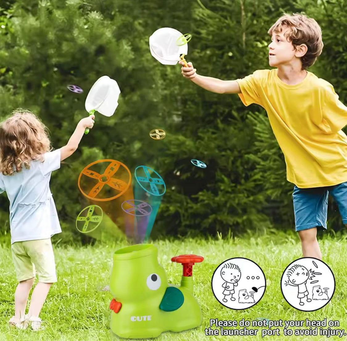 Kids Flying Saucer Launching Toy - image 2