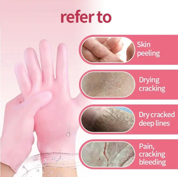 Silicone Gel Moisturizing Gloves - image 3