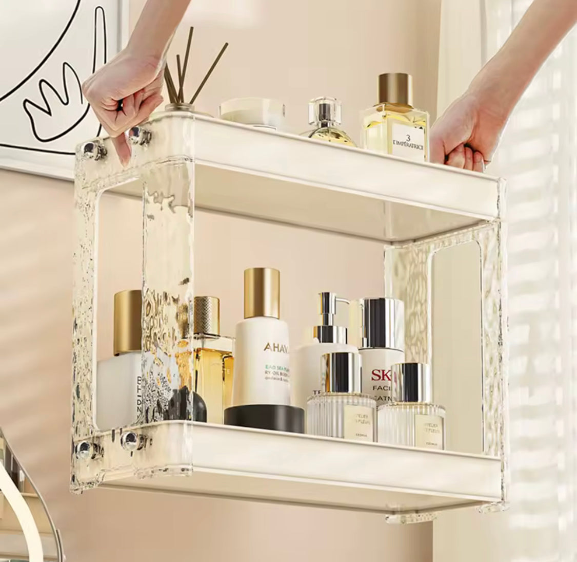 2 Layers Bathroom Organizer Rack - image 2