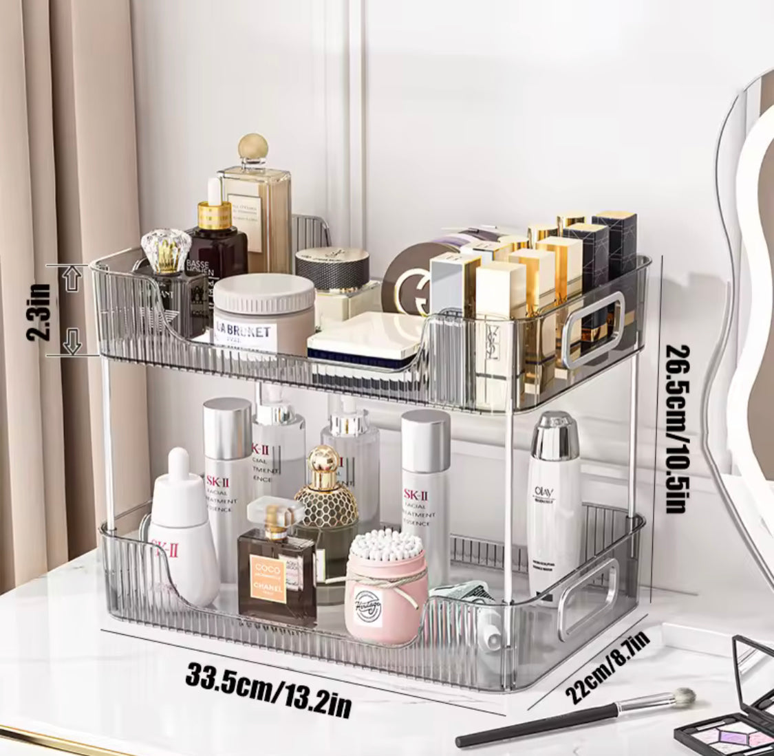 Acrylic Bathroom Organizer Shelf - image 5