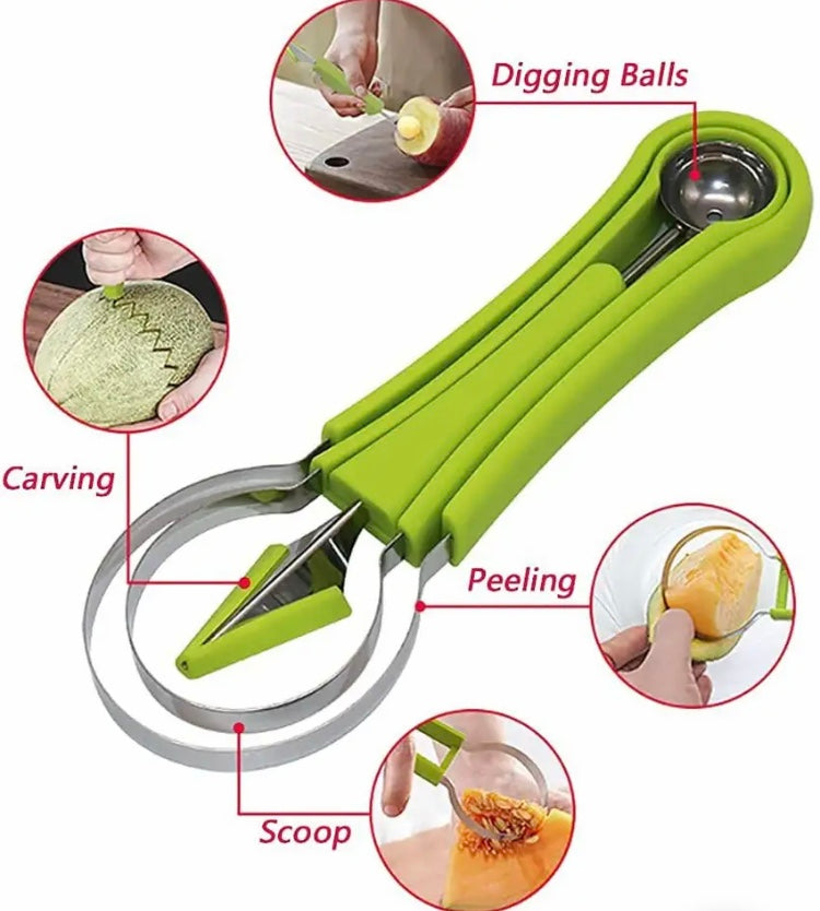 3 In 1 Watermelon Slicer Scoop - image 4