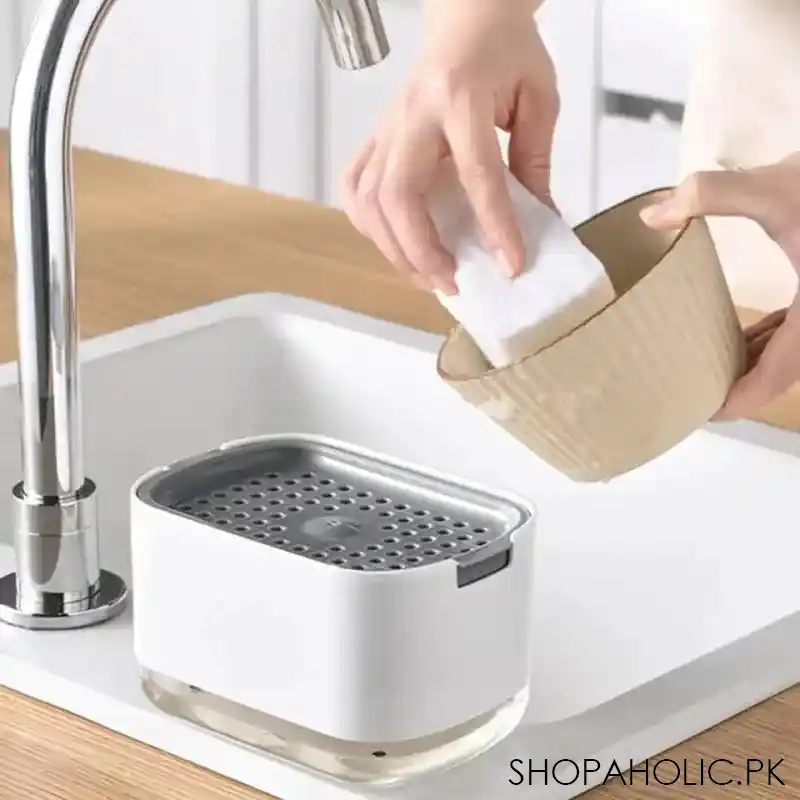 2 in 1 caddy soap dispenser image2