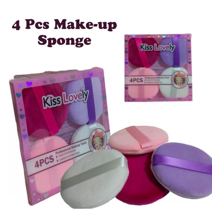 Set of 4 Kiss Lovely Makeup Sponge - image 2