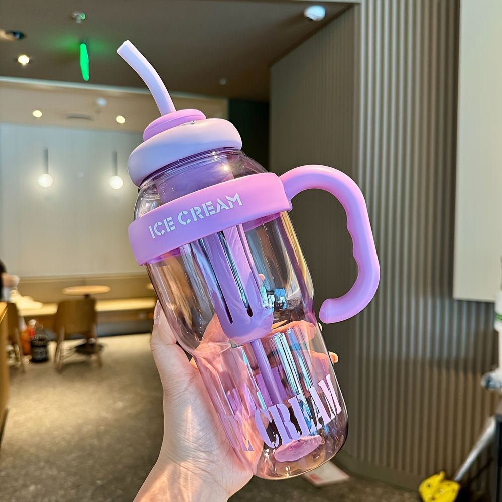 1200ML Large Capacity Water Glass Bottle - image 1