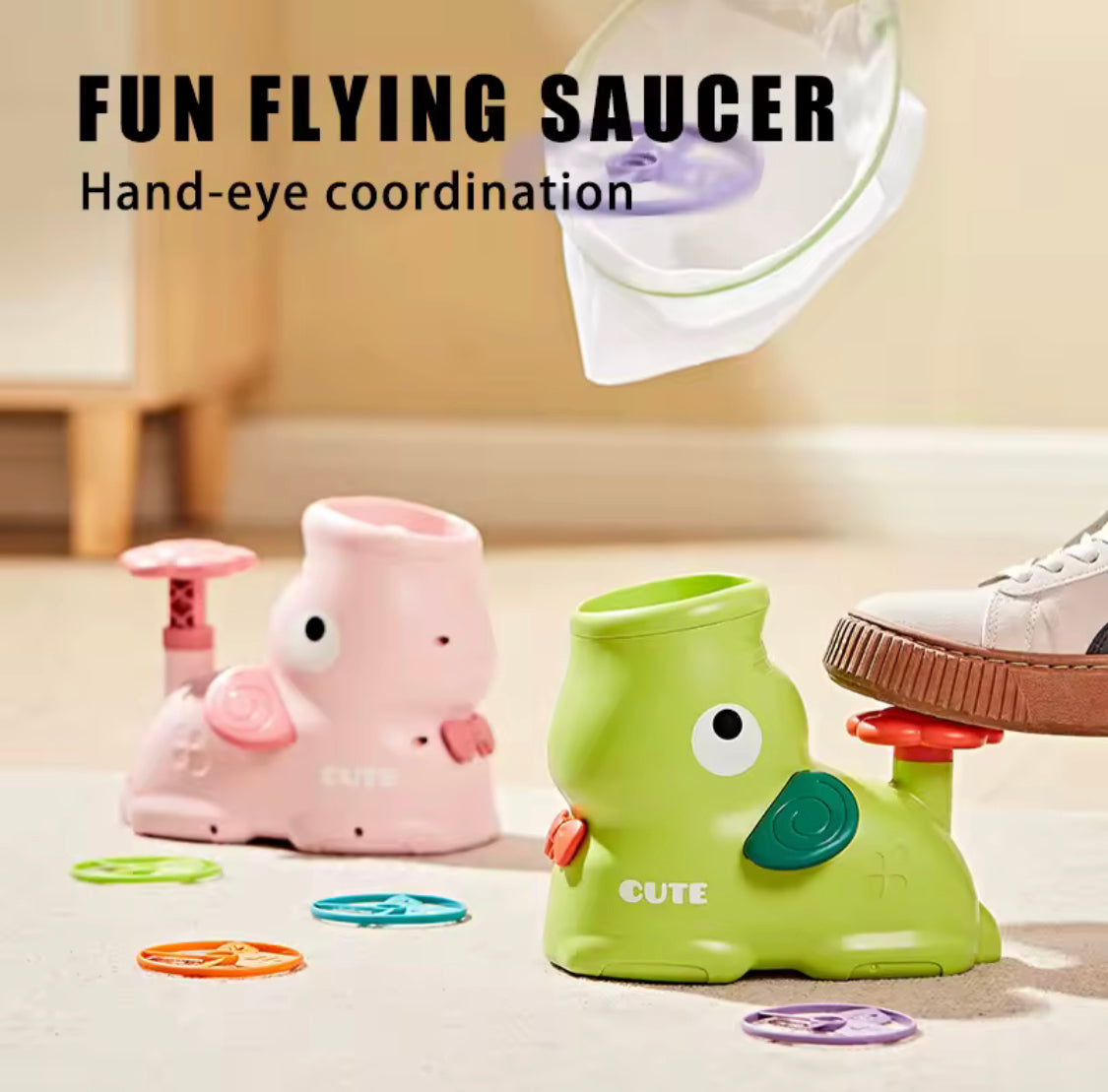 Kids Flying Saucer Launching Toy - image 3