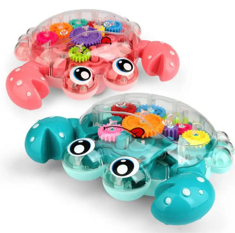 Cartoon Transparent Gear Crab Toy - image 6