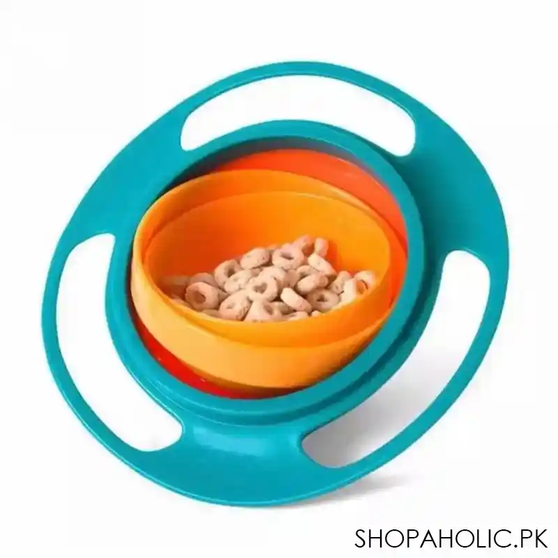 360 degree gyro magic baby anti spill bowl image2