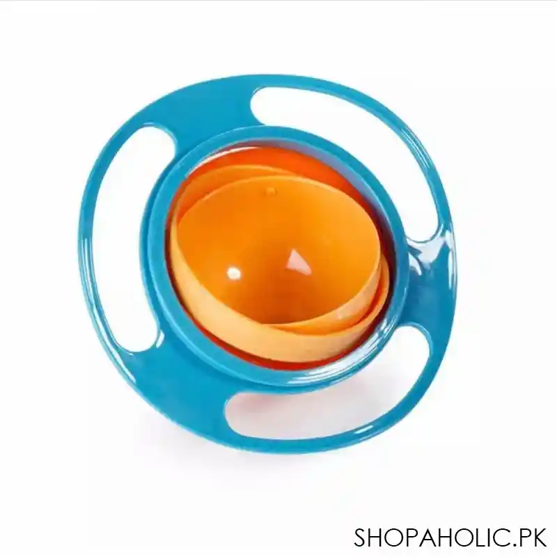 360 degree gyro magic baby anti spill bowl image4