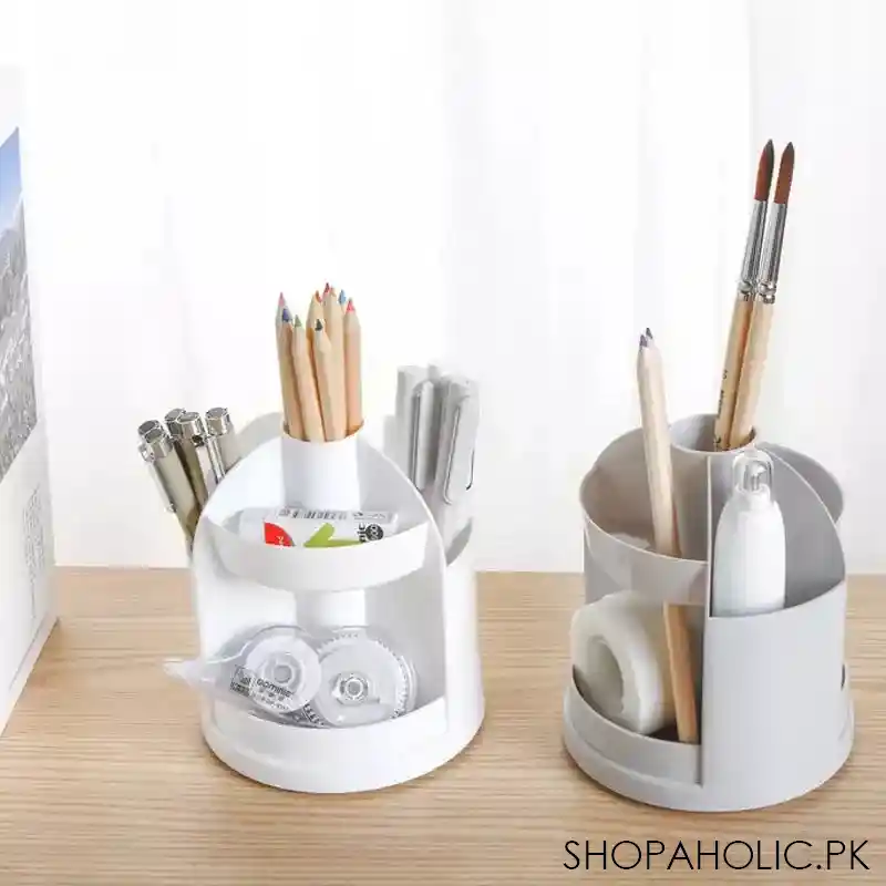 360 degree rotatable pen desk organizer image3