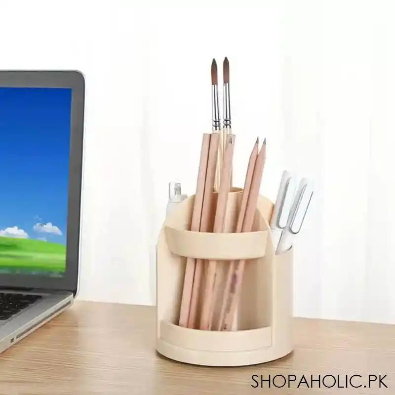 360 degree rotatable pen desk organizer image4