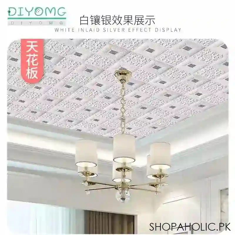 3d self adhesive roof wallpaper image3