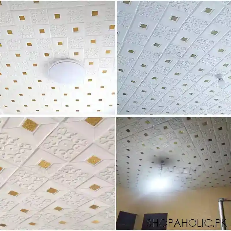 3d self adhesive roof wallpaper image4