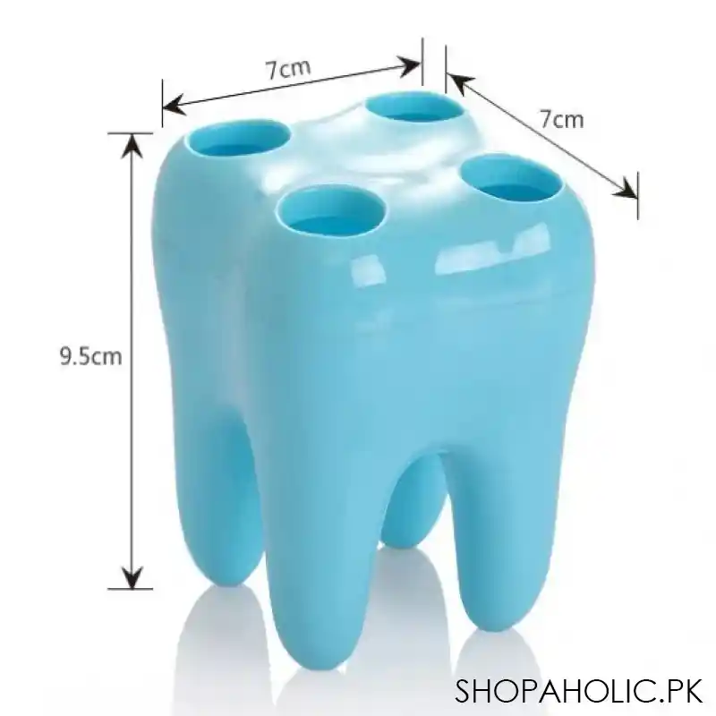 4 hole tooth style toothbrush holder toothbrush holder toothbrush shelf bracket container bathroom accessories set image3