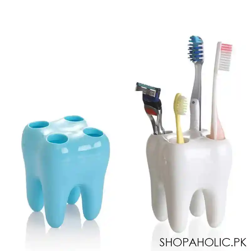 4 hole tooth style toothbrush holder toothbrush holder toothbrush shelf bracket container bathroom accessories set main image