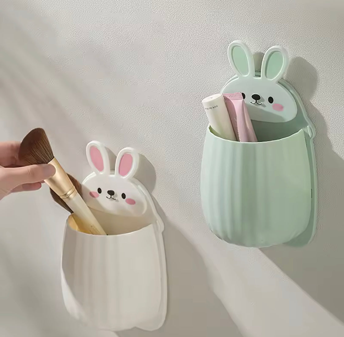 Cute Rabbit Toothbrush Holder - image 1