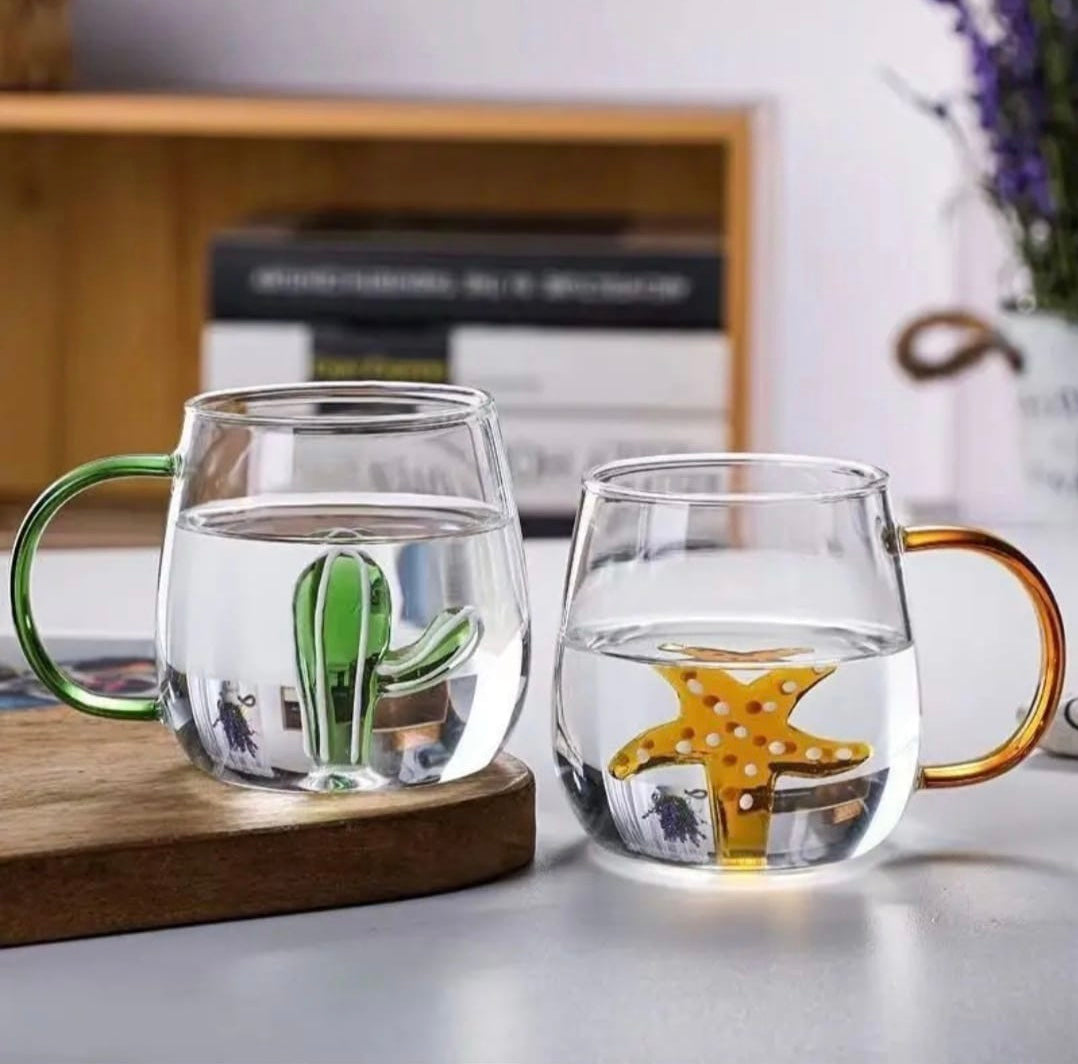 Creative 3D Glass Water Mug - image 3