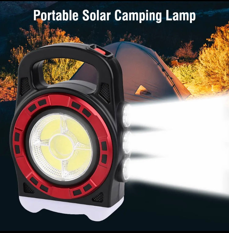 Portable Solar Lantern COB LED Light - image 2