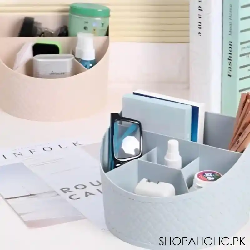 5 compartment desktop storage organizer image3