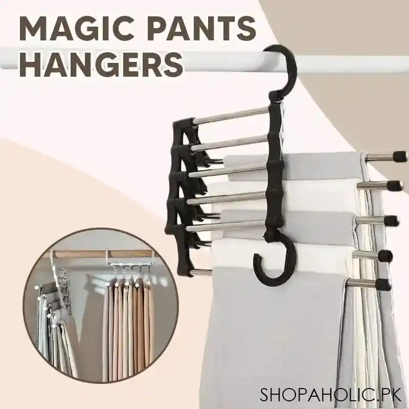 5 in 1 magic trouser rack image2