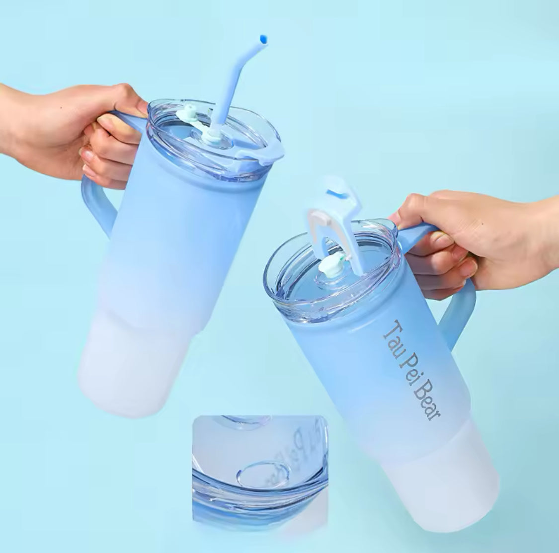 Set of 3 Large Capacity Sports Water Bottle - image 3