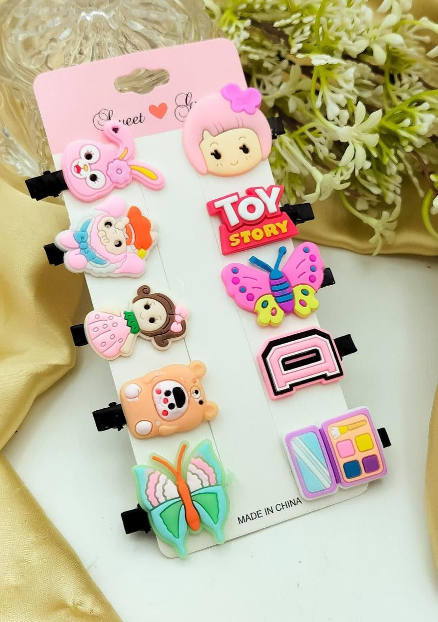 Fancy Silicone Kids Hair Pins - image 5