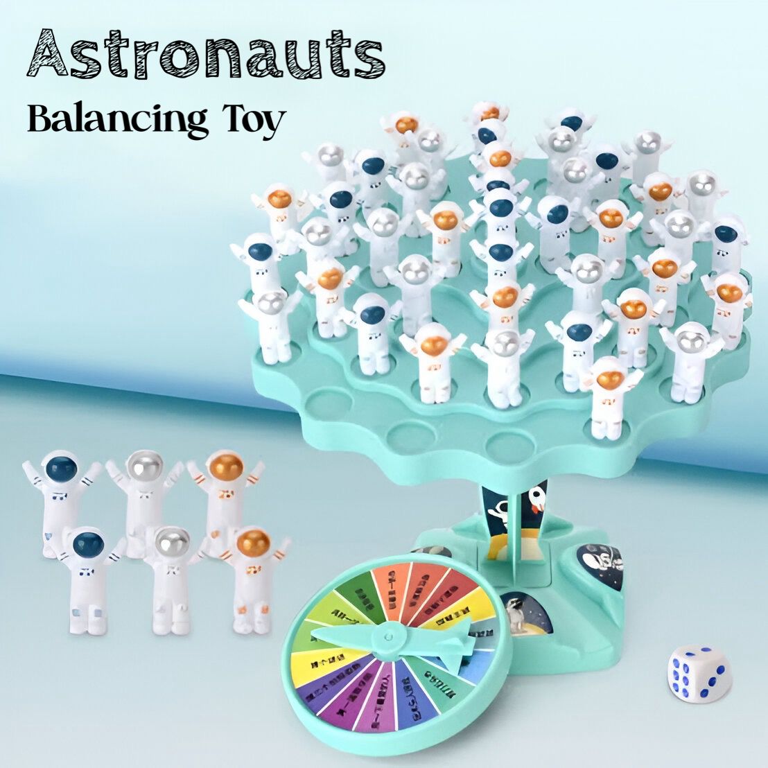 Balance Blocks Spaceman Kids Toy - image 1