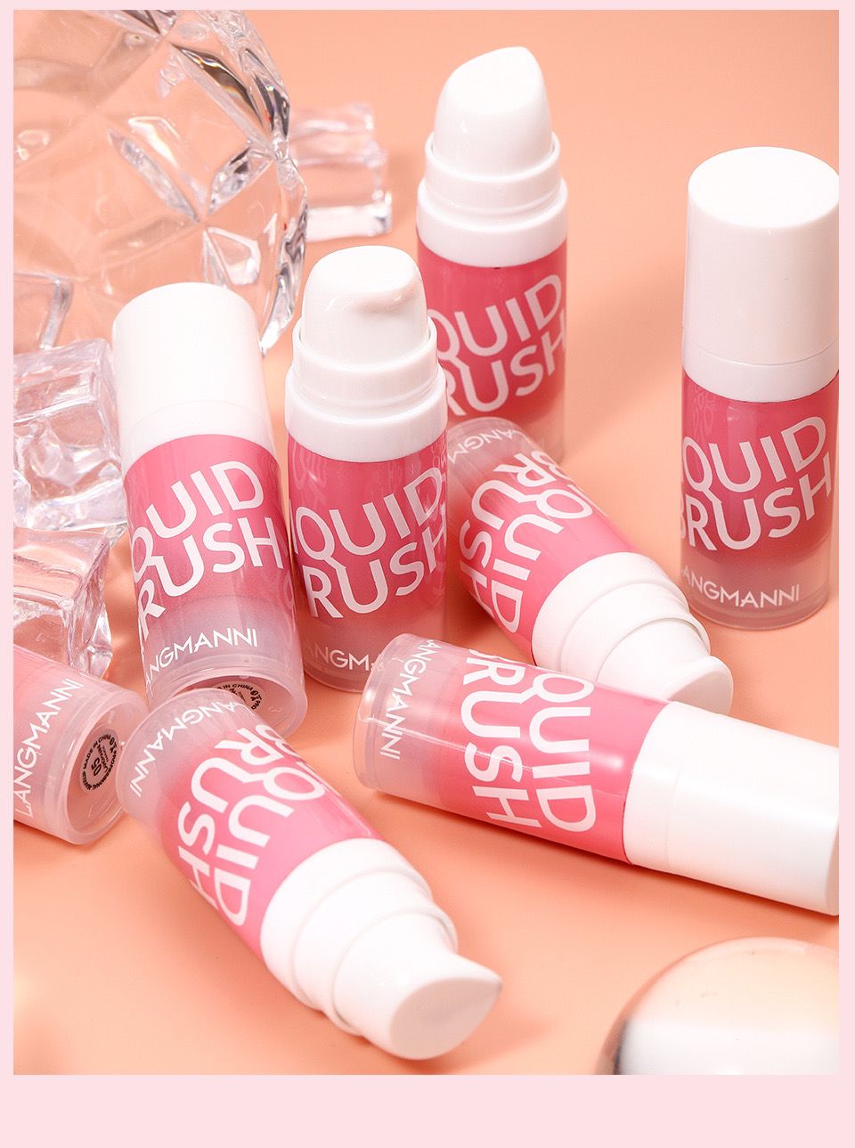 Set Of 4 Romantic Rain Liquid Blush - image 3