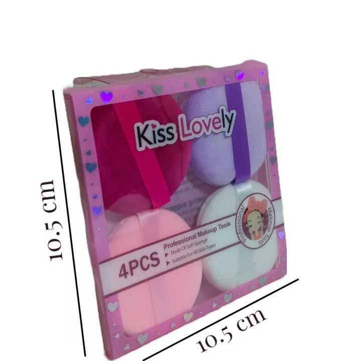 Set of 4 Kiss Lovely Makeup Sponge - image 3