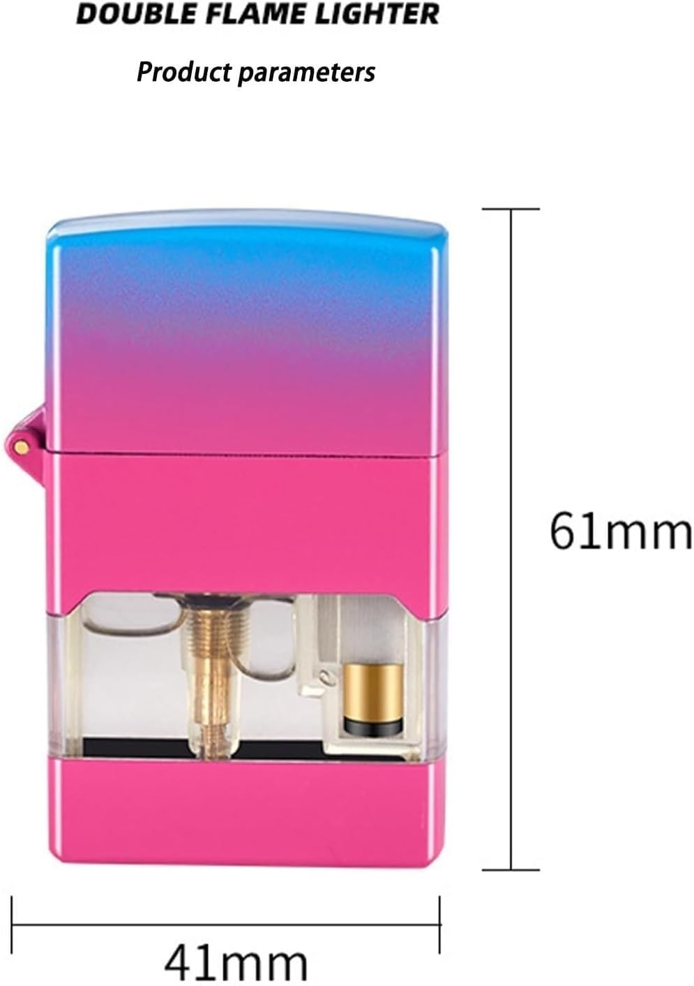 Windproof Gradient Color Gas Lighter - image 5