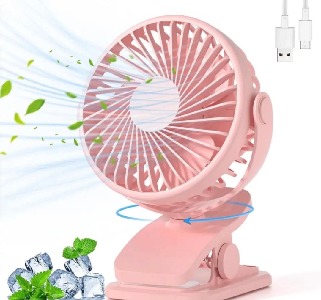 USB Charging Quiet Desktop Electric Fan - image 1