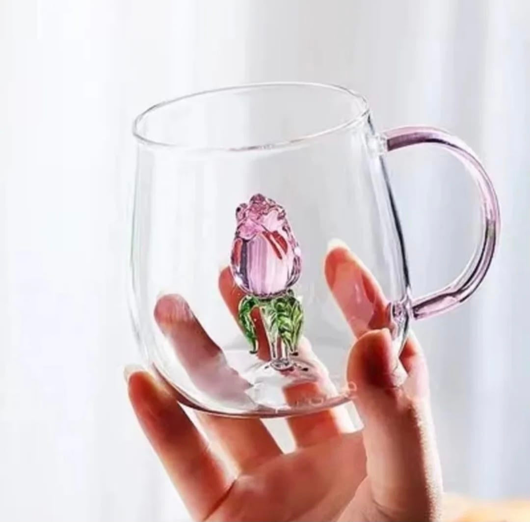 Creative 3D Glass Water Mug - image 2