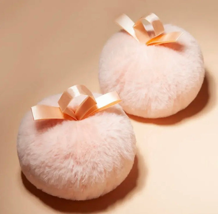 Highlighter Peach Shaped Plush Puff - image 1