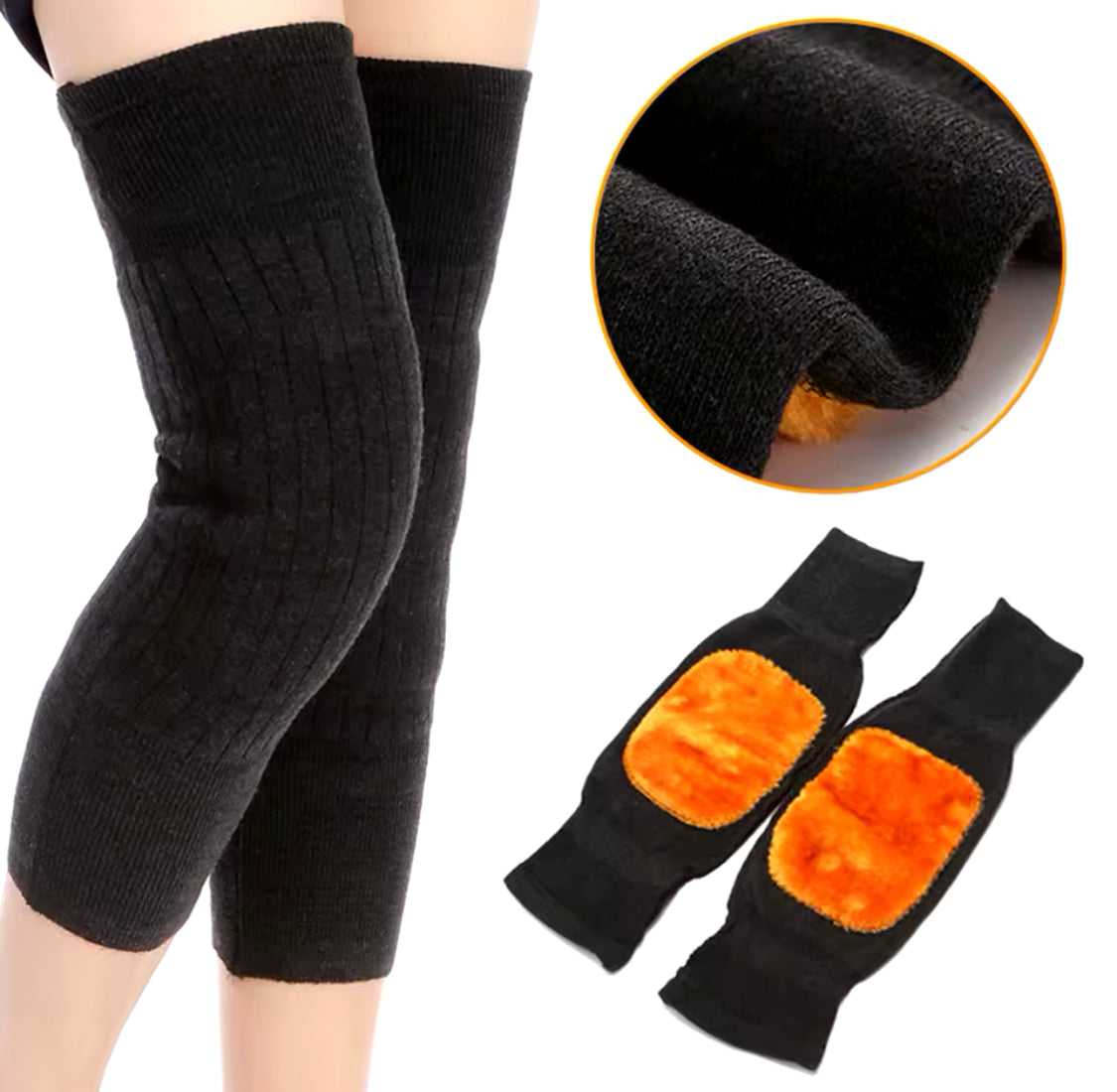 Warm Wool Knee Pads - image 2