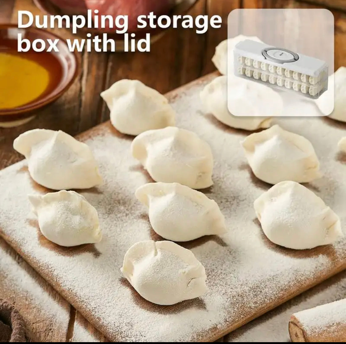 Two Layer Dumpling Storage Box - image 2