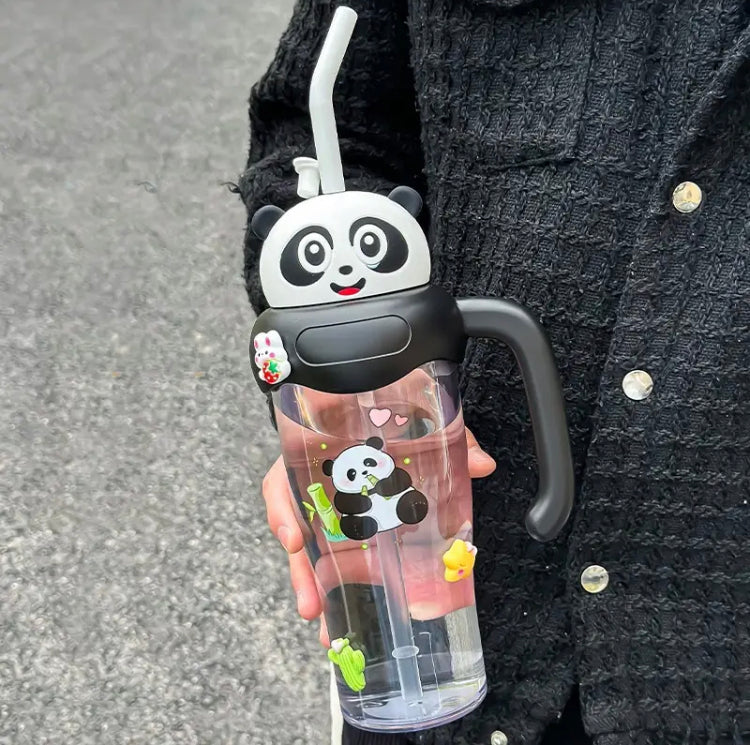 Cute Cartoon Bottle with Handle - image 4