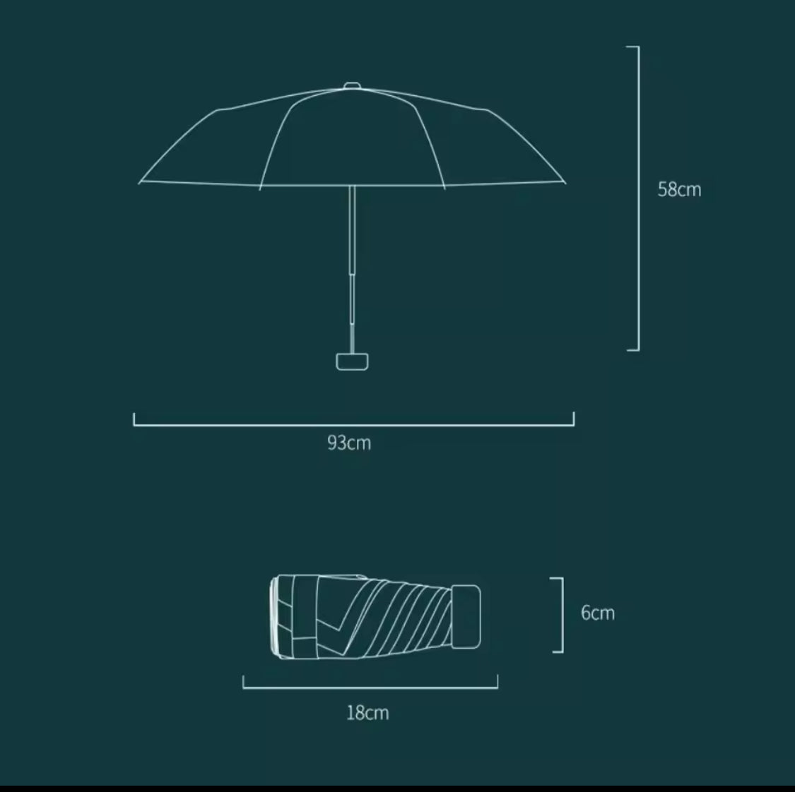 Outdoor Mini Umbrella - image 8