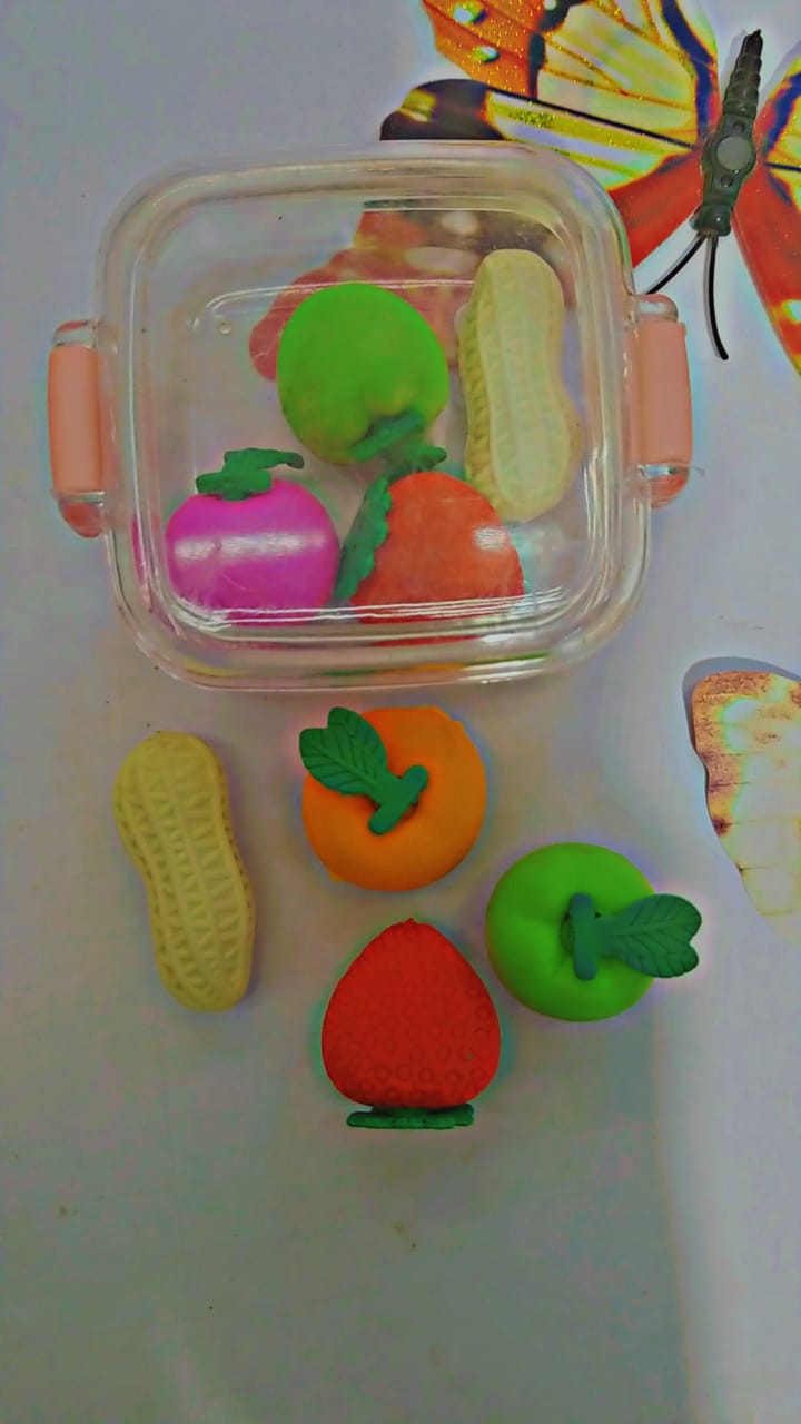 Pack Of 4 Fruit Erasers - image 1