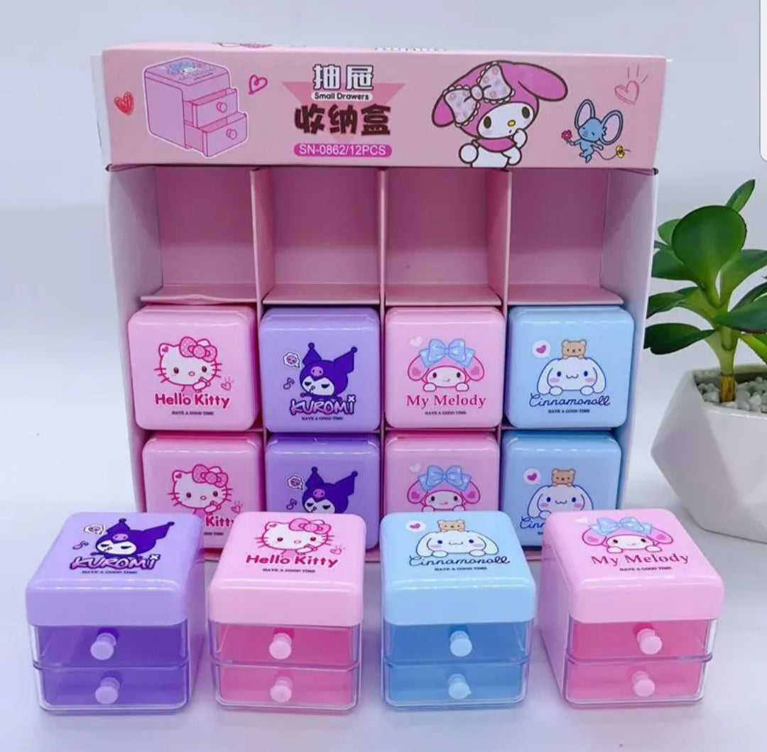 Hello Kitty Double Drawer Storage Box - image 1