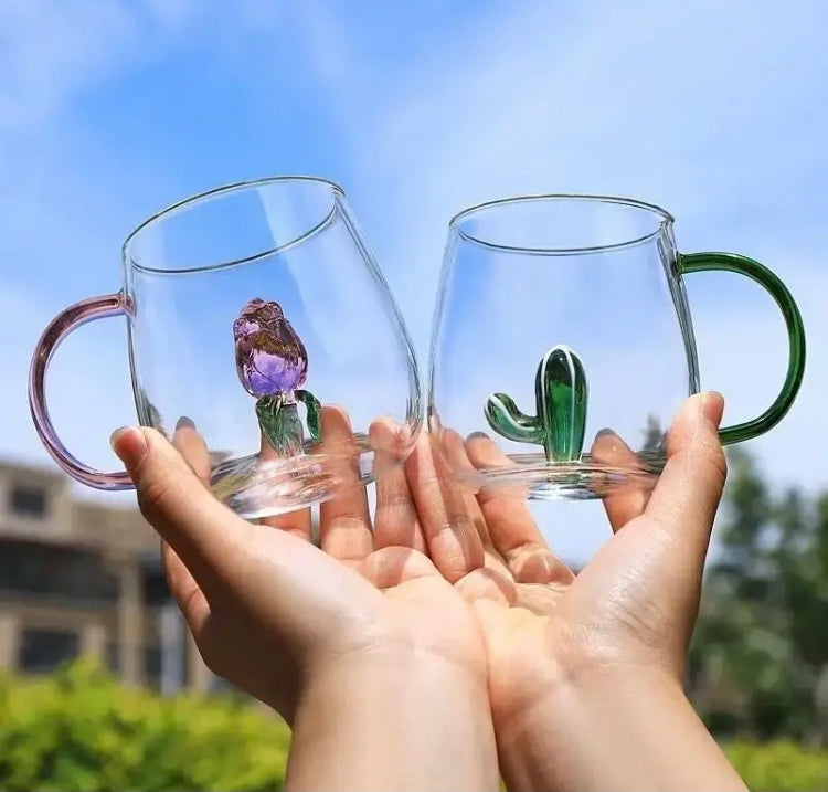 Creative 3D Glass Water Mug - image 1