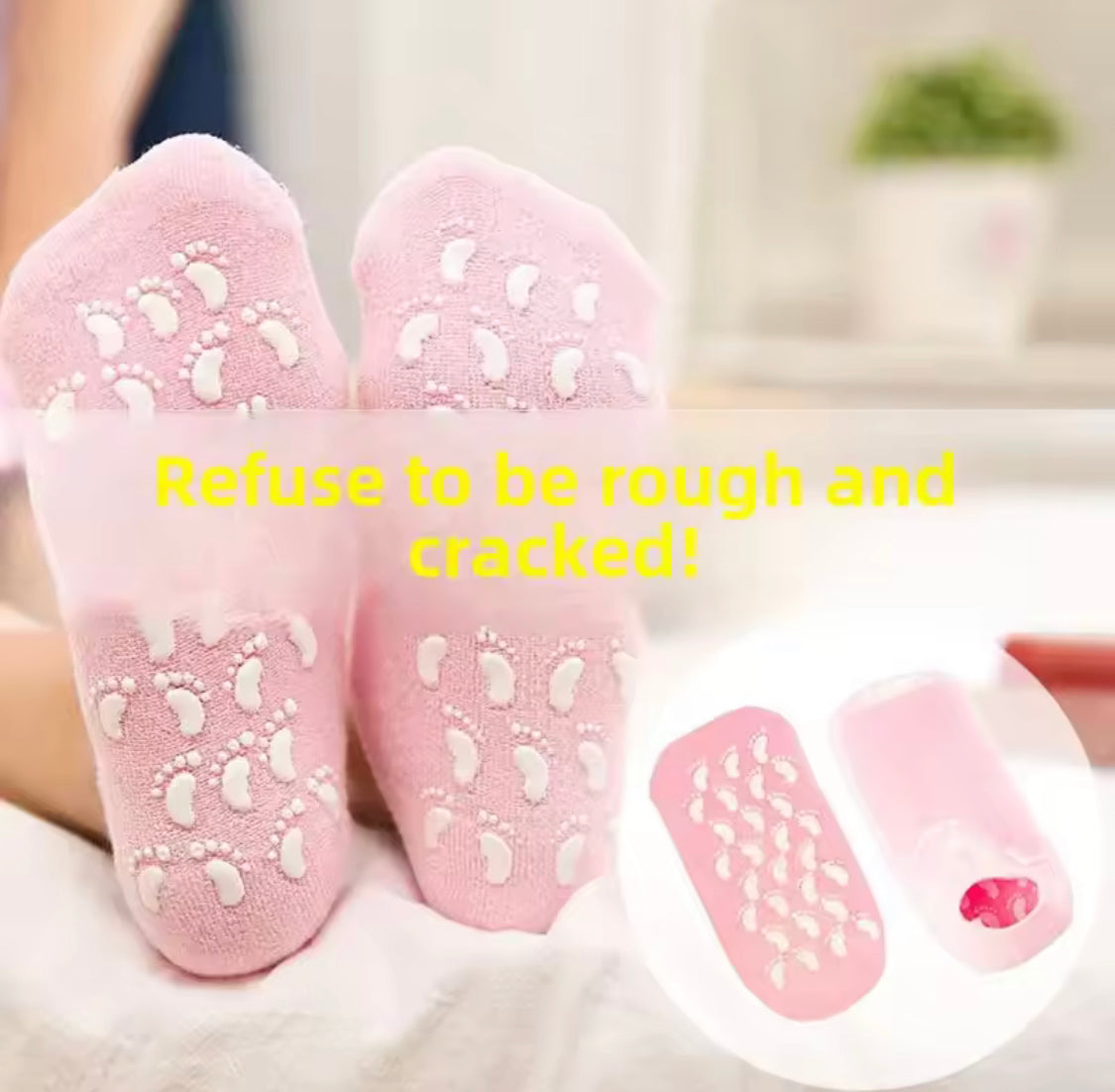 Foot Spa Gel Moisturising Anti Cracked Socks - image 5