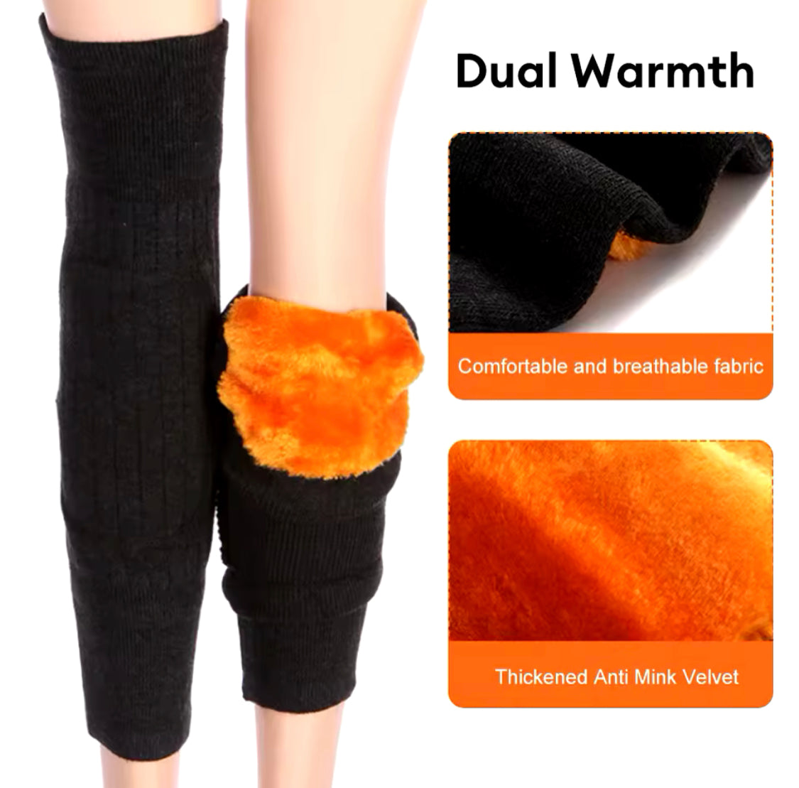 Warm Wool Knee Pads - image 3