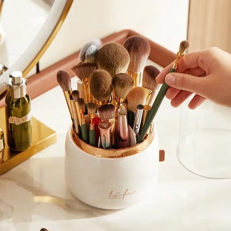 Fancy 360° Rotating Makeup Brushes Holder - image 4