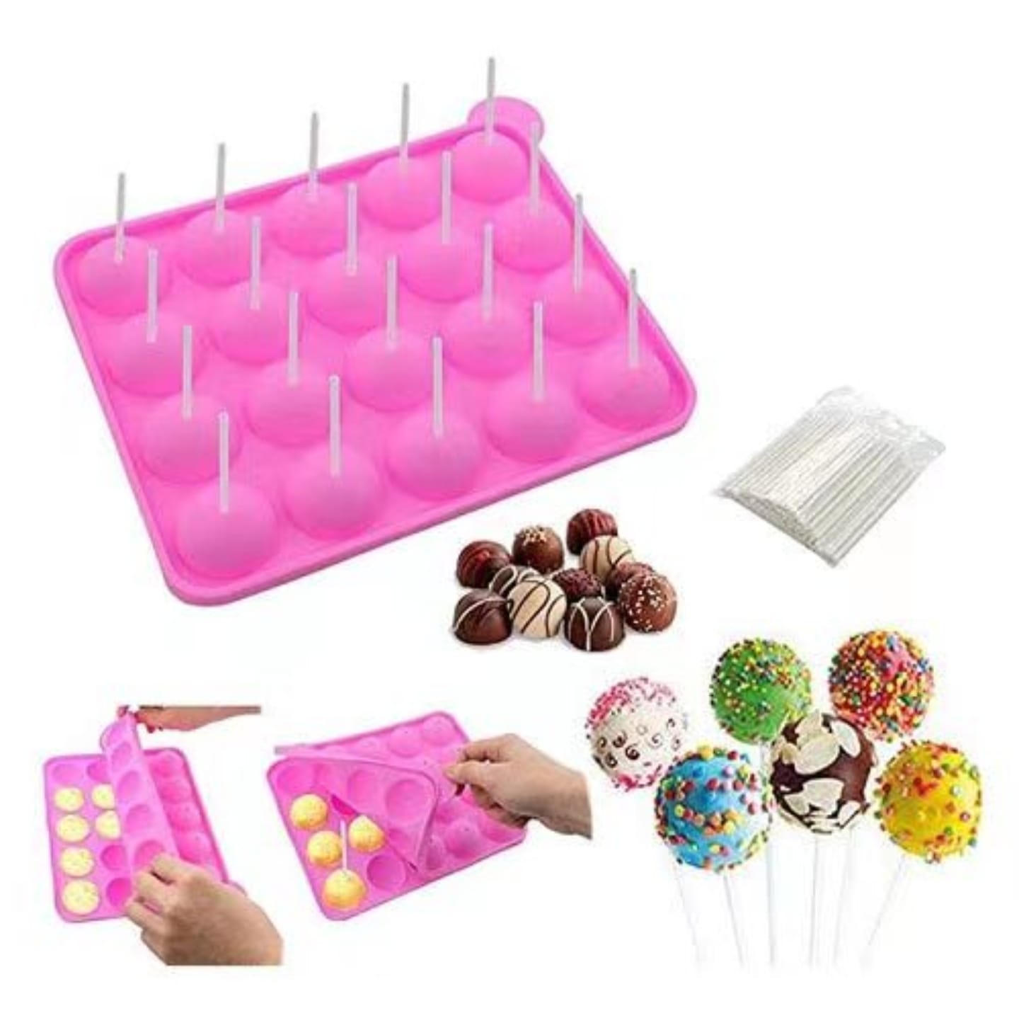 Silicone Lollipop Ice Tray - image 6