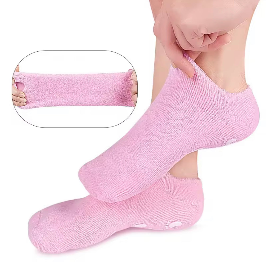 Foot Spa Gel Moisturising Anti Cracked Socks - image 7