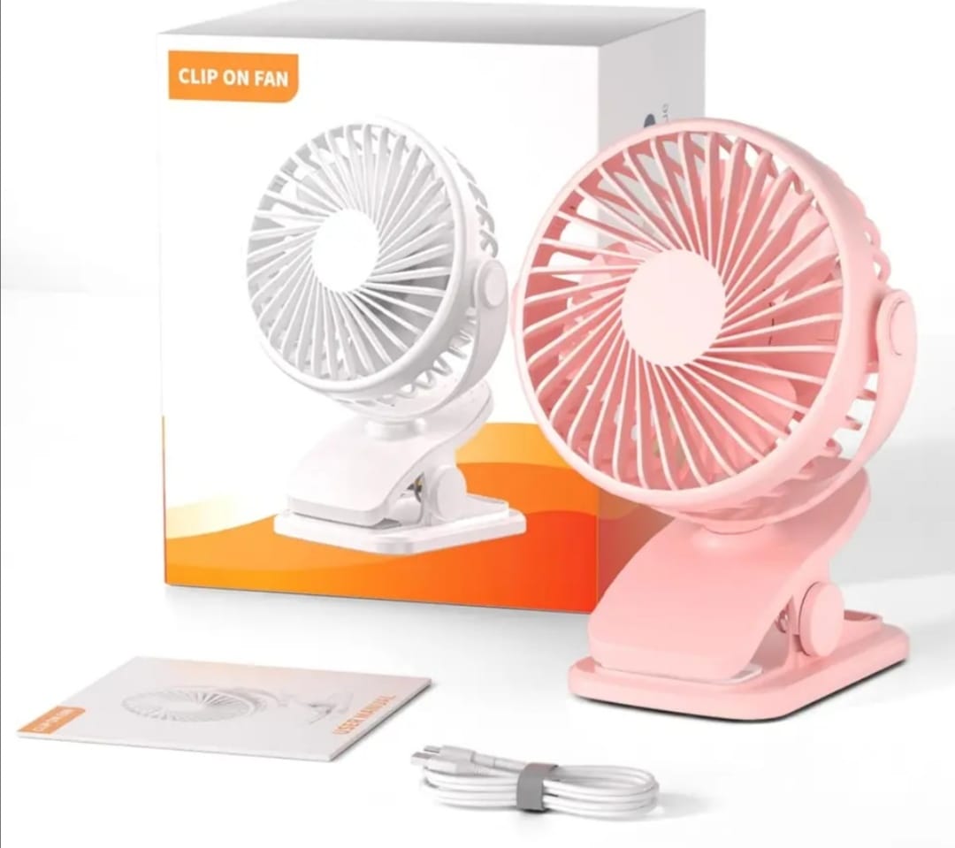 USB Charging Quiet Desktop Electric Fan - image 3