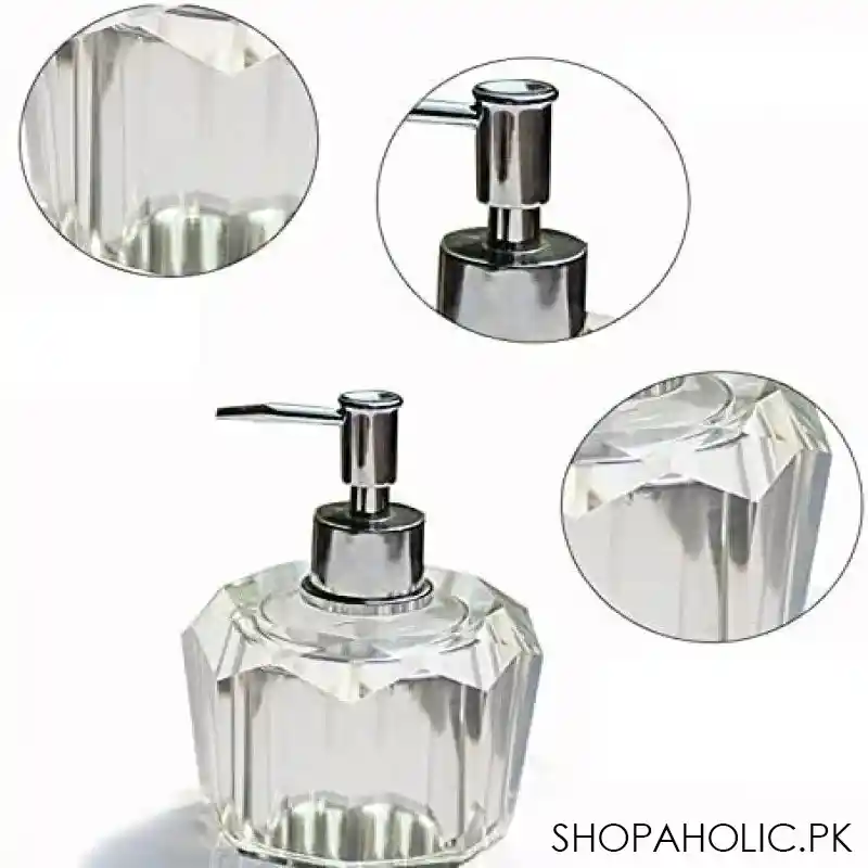 acrylic soap dispenser bottle image3