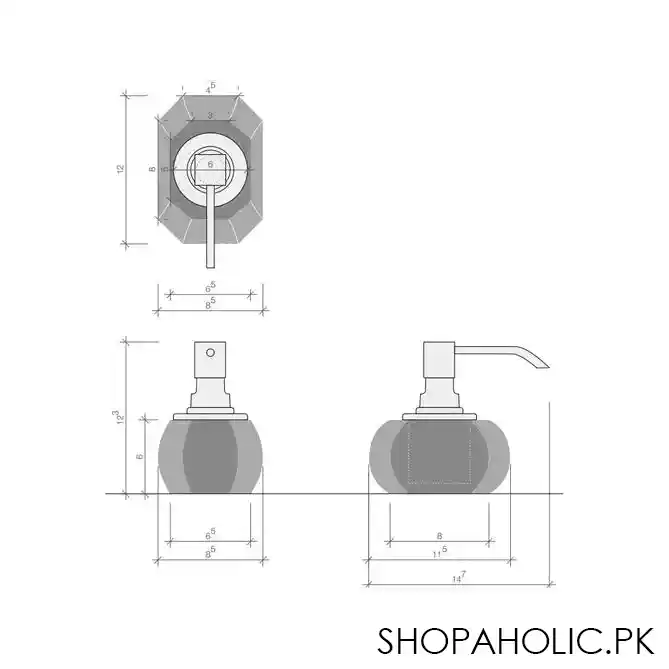 acrylic soap dispenser bottle image5