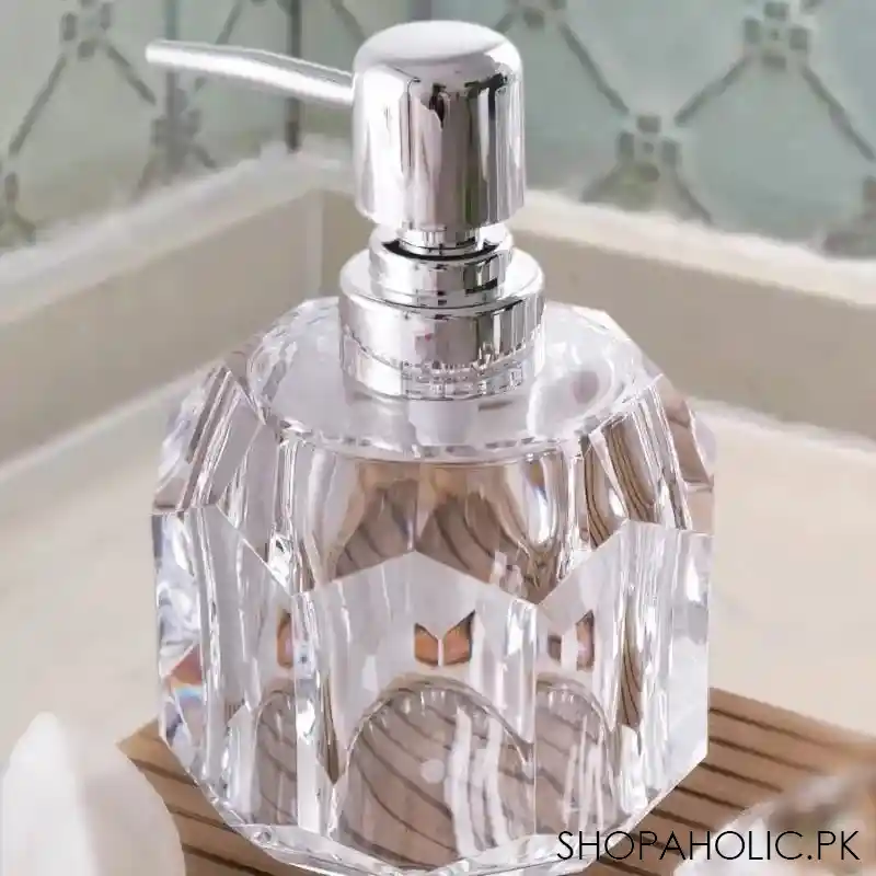 acrylic soap dispenser bottle main image