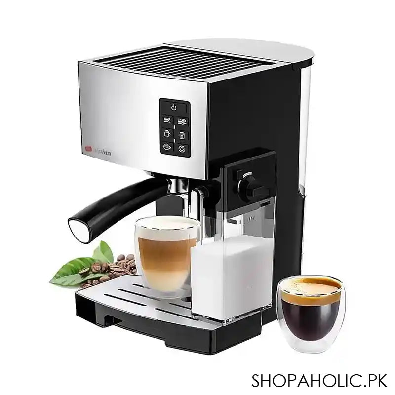 Alpina Coffee Espresso Machine, Silver/Black, SF-2812 - Main Image