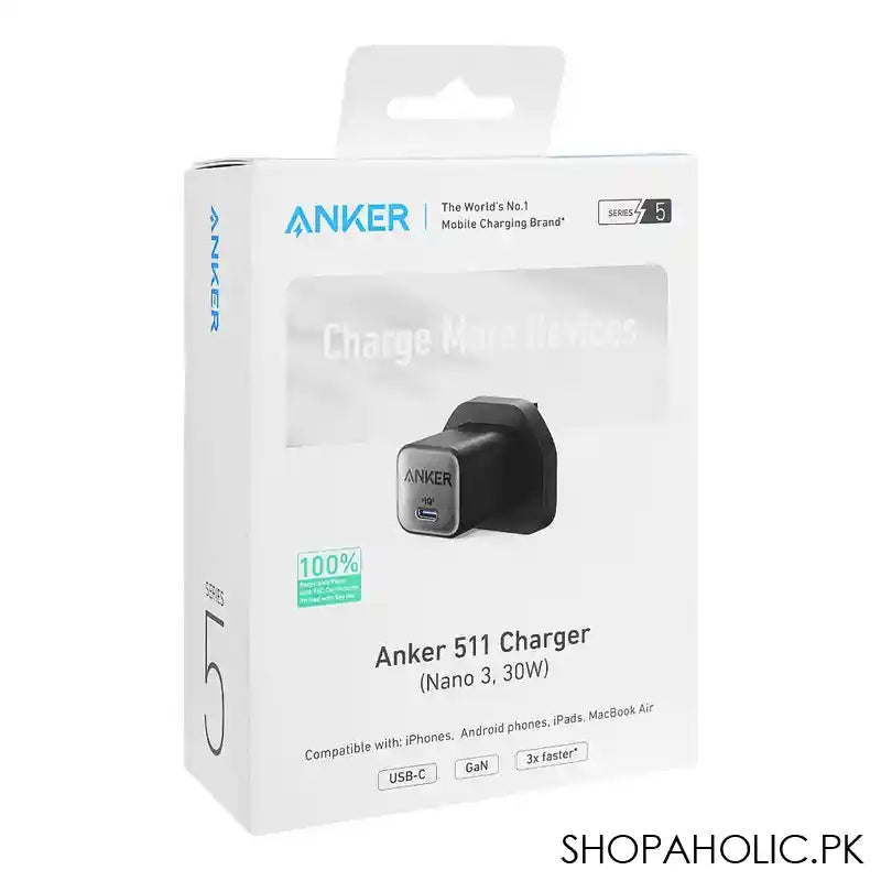 Anker 511 Charger Nano 3 30W, Black, A2147K11 - Image 3